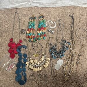 Colorful Beaded Necklace Set